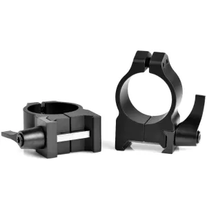 WARNE Maxima 1in Quick Detach Medium Matte Rings (201LM)
