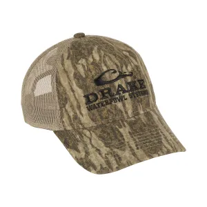DRAKE Mesh Back Camo Mossy Oak Bottomland Cap (DW1670-006)