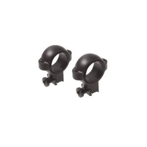 BURRIS Signature .22 Rings, 1 in., High, Grooved Receivers, Rimfire / Airgun, Matte Black (420556)