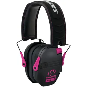 WALKERS GAME EAR Razor Series Slim Shooter Electronic Pink Folding Muff (GWP-RSEM-PNK)