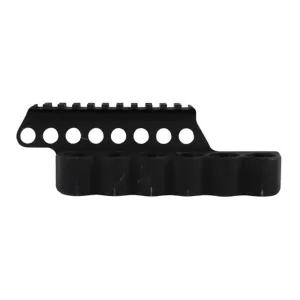 MESA-TACTICAL 6-Shell SureShell Side Saddle Mount w/ Rail, Mossberg 500, 590 12Ga 4in. (93630)