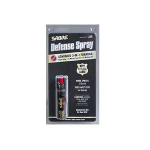 SABRE 3-IN-1 Compact Pepper Spray with Clip (P-22)