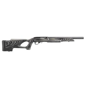 RUGER 10/22 Target Lite 22 LR 16.13in Threaded Barrel 10rd Black Laminate Thumbhole Stock Rifle (21186)