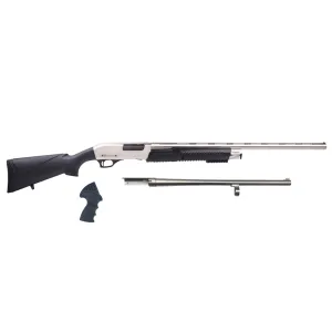 ARMSCOR Meriva 3-in-1 12Ga 18.5in 5 Rd Chrome Shotgun (MR25-P101-MC)