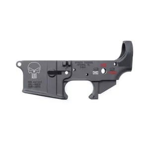 SPIKE'S Punisher Color Filled AR15 Stripped Lower Receiver (STLS015-CE)