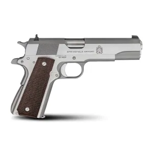 SPRINGFIELD ARMORY 1911 Mil-Spec .45 ACP 5in 7rd Stainless Steel Handgun (PBD9151L)