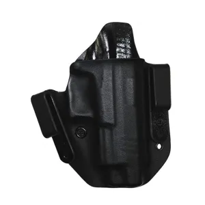 LAG TACTICAL Defend 1911 5in with Rail Black Right Hand IWB/OWB Holster (6004)
