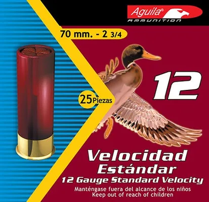 Aguila Standard Velocity #7.5 shot 2-3/4 12 GA 25Rds