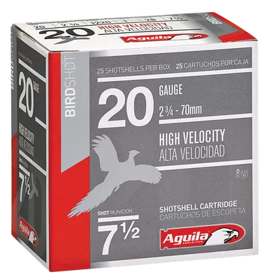 Aguila High Velocity Field 20 GA #8 25-Rounds 2.75