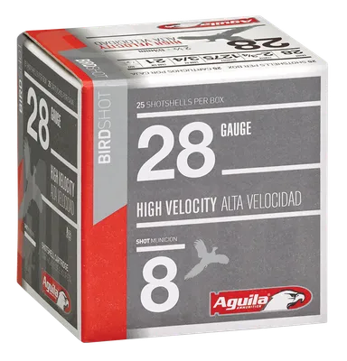 Aguila High Velocity Field 28 GA #8-Shot 25-Rounds 2.75