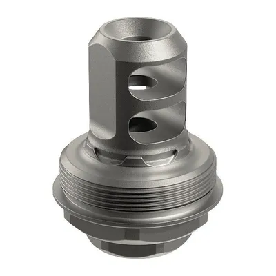 Ambient Arms Atom-MB Stainless 5/8x24 Muzzle Brake for Universal HUB Mount