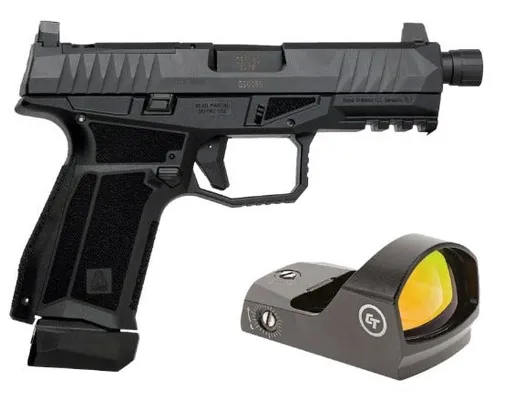 Arex Delta M Tactical 9mm 4.6 Threaded Barrel 17-Rounds w/ Crimson Trace Red Dot