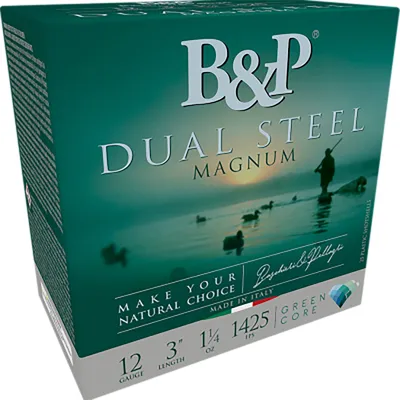 B&P Dual Steel 12 GA-3 #2/3 Shot 1-1/8 oz 10-Rounds