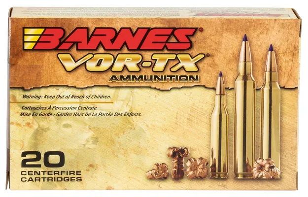 Barnes Bullets VOR-TX Brass .35 Whelen 20-Rounds