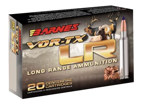 Barnes Bullets VOR-TX LR Nickel Plated Brass 7mm RUM 145 Grain 20-Rounds LRXBT