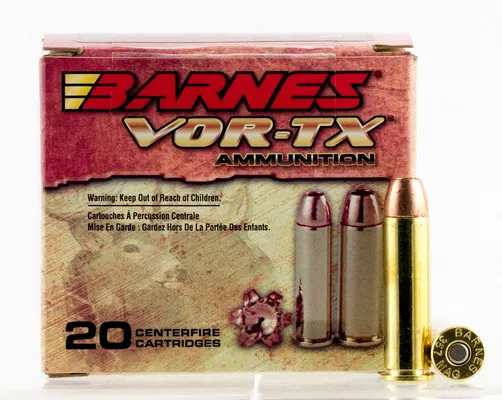 Barnes Bullets Vor-TX Brass .357 Mag 140-Grain 20-Rounds BXPB