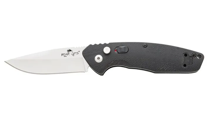 Bear & Son Cutlery Bold Action X BL/PL 3 Sandvik 14C28N Stainless Steel Blade