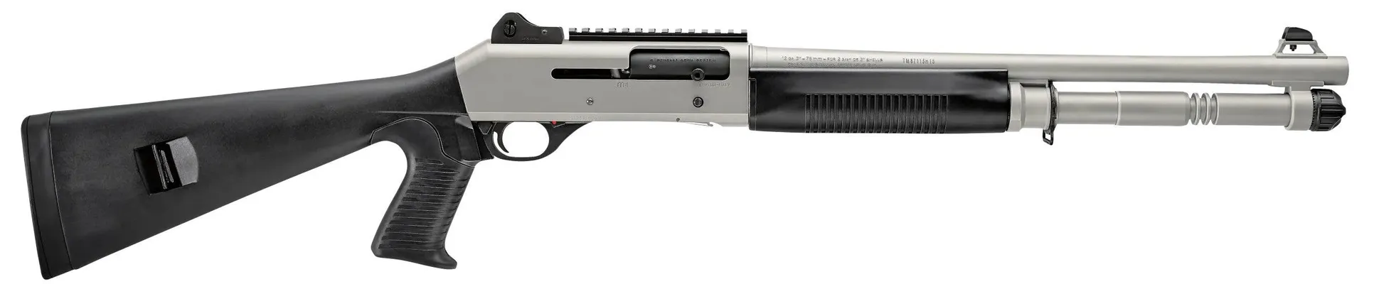Benelli M4 H2O Tactical Titanium / Black 12 GA 18.5 Barrel 5-Rounds w/ Pistol Grip Stock