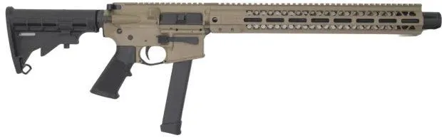 Brigade BM-9 Rifle Flat Dark Earth 9mm 16 Barrel 33-Rounds w/ Mini Can