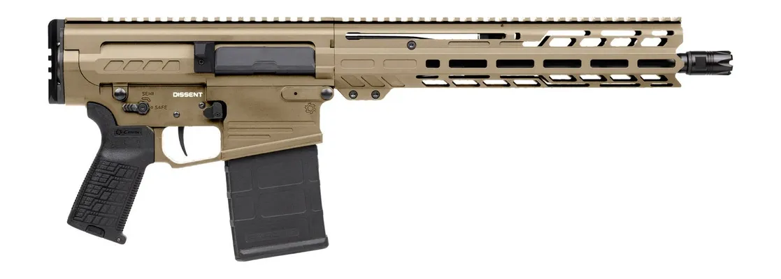 CMMG Dissent Mk3 Coyote Tan 8.6 Blackout 12.5 Threaded Barrel 20-Rounds