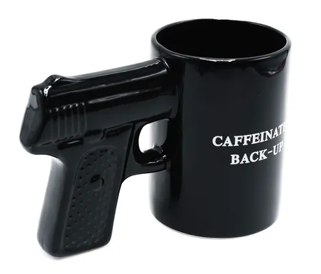 Caliber Gourmet Gun Mug Pistol Style Ceramic
