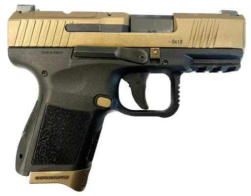 Canik METE MC9 Bronze / Black 9mm 3.18 Barrel 15-Rounds Optics Ready