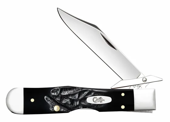 Case XX Cheetah Cub Rough Synthetic Folding 2.5 Plain Edge Clip Point Stainless Blade