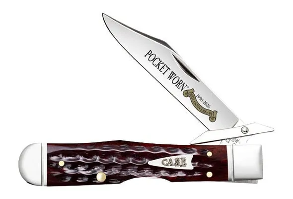 Case XX Cheetah Cub Mahogany Bone Folding Tru-Sharp SS Blade