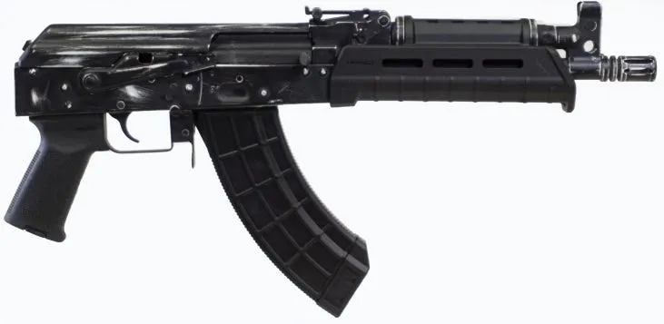Century Arms VSKA Draco Distressed Black 7.62 X 39 6.25 Barrel 30-Rounds Magpul Furniture