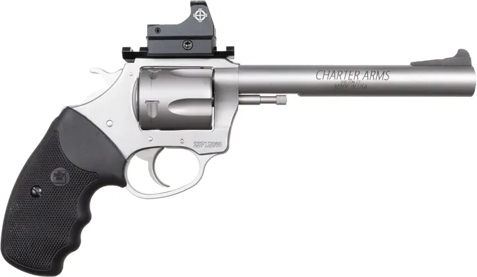 Charter Arms Target Mastiff Stainless .44 SPC 6 Barrel 5-Rounds w/ Sightmark Micro