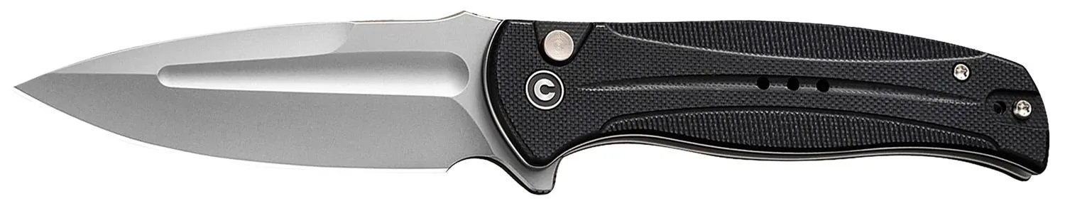 Civivi Knives Incindie Folding 3.48 Plain Edge Spear Point 14C28N Blade