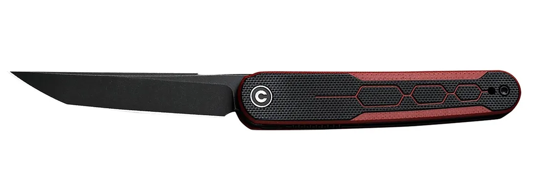 Civivi Knives KwaiQ Burgundy Folding 2.97 Plain Edge Nitro-V Blade