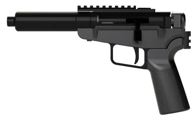 Dark Mountain Stowaway Black 5.7 X 28 5 Barrel 1-Round w/ Brace Adapter