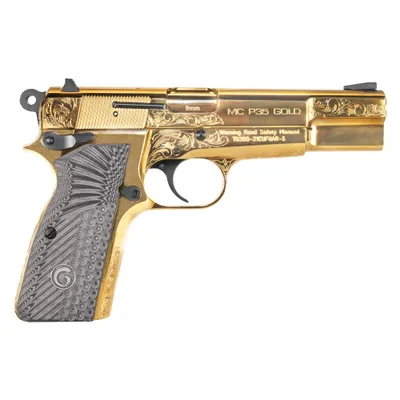 EAA Corp Girsan MCP35 Gold Engraved 9mm 4.87 Barrel 15-Rounds