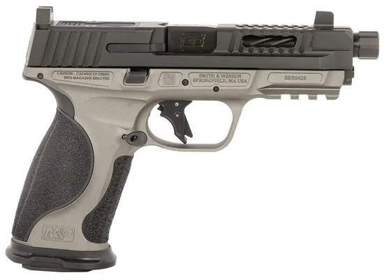 Ed Brown Fueled M&P Match Tungsten Grey 9mm 4.75 Match Grade Threaded Barrel 19-Rounds OR