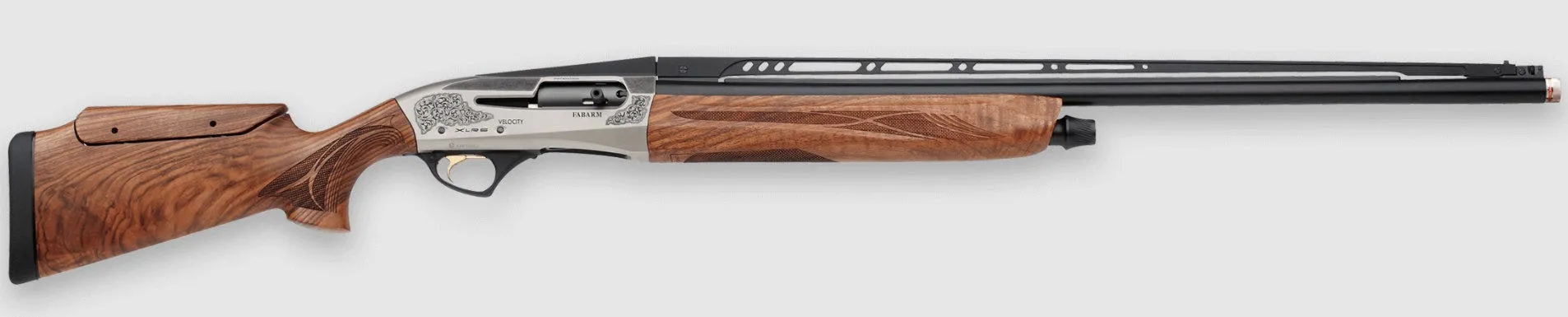 Fabarm USA XLR5 Velocity AR Walnut / Silver 12 GA 30 Barrel 4-Rounds