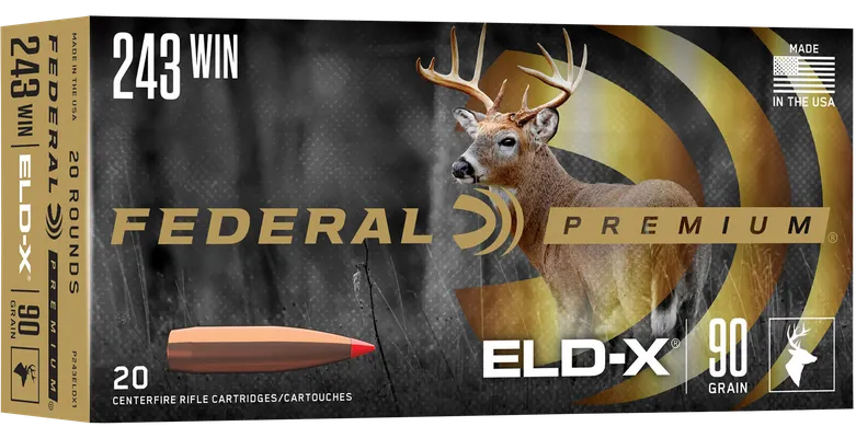 Federal Premium ELD-X Brass 7mm Rem Mag 162 Grain 20-Rounds