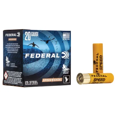 Federal Speed-Shok Steel 20 GA #4-Shot 25-Rounds 3