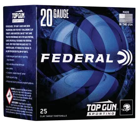 Federal Top Gun Sporting 20 GA 2.75 25-Rounds #7.5