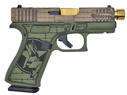 Glock 43X MOS Bomber OD Green 9mm 3.4 Barrel 10-Rounds