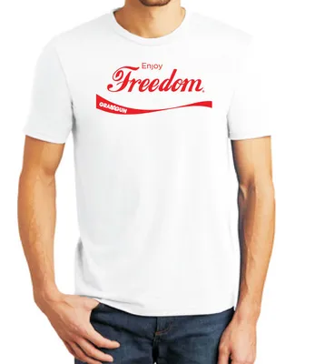 GrabAGun Tri-Blend T-Shirt Freedom White Small
