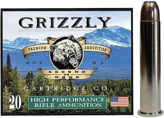 Grizzly Rifle Ammunition .45-70 Gov +P 350 Grain 20-Rounds BFP