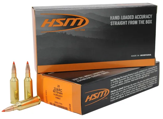 HSM/Hunting Shack Varmint .22 ARC 60 Grain 20-Rounds VM