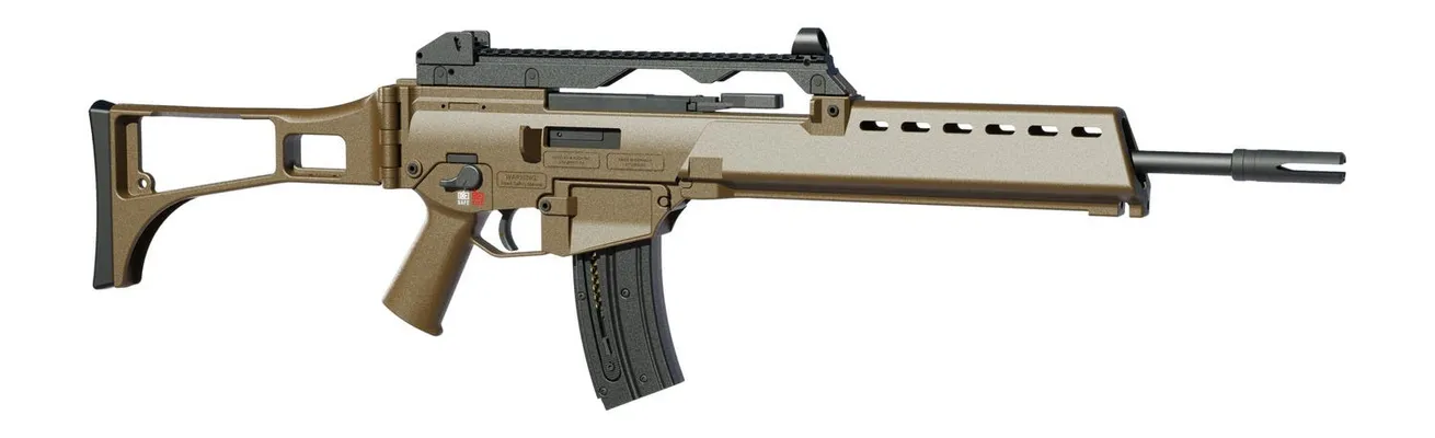 Heckler and Koch G36 Flat Dark Earth .22 LR 18.13 Barrel 10-Rounds