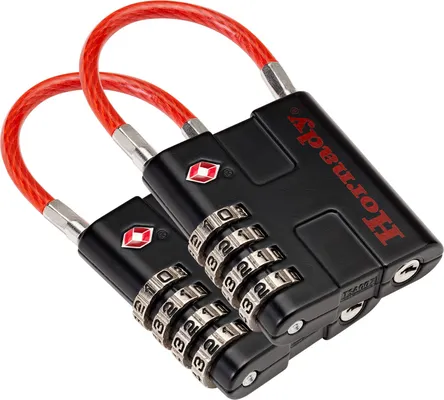 Hornady Rapid Safe Cable Lock Two Pack Red