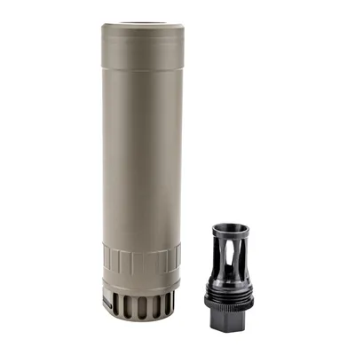 KGM Suppressors R556A2 Flat Dark Earth 5.56mm QD Suppressor 1/2x28