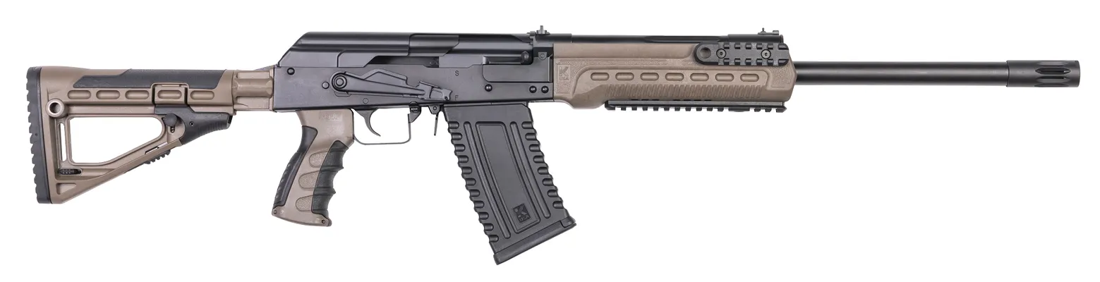 Kalashnikov - USA KS-12T Flat Dark Earth 12 GA 18.25 Barrel 10-Rounds