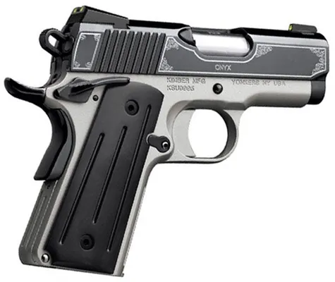 Kimber Onyx Ultra II Black PVD / Satin Silver 9mm 3-inch 8Rd Night Sights