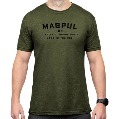 Magpul Go Bang Parts Olive Drab Heather Short Sleeve Small