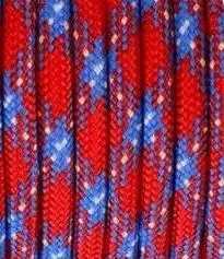 Mero Outdoor Group 550 Paracord Red / Blue 100  550LB